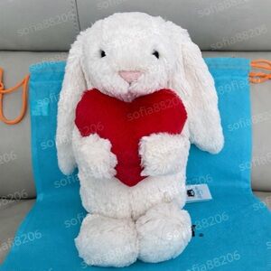 Jellycat Bashful Love Heart Bunny
